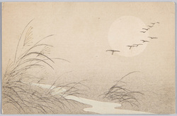 秋の野辺 (すかし絵) / Autumn Field (Transparent Painting) image