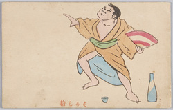 酔った客 (すかし絵) / Drunk Customer (Transparent Painting) image