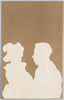 シルエット　男女 (すかし絵)/Silhouette, Couple (Transparent Painting) image