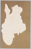 シルエット　本を読む女性 (すかし絵)/Silhouette, Woman Reading a Book (Transparent Painting) image