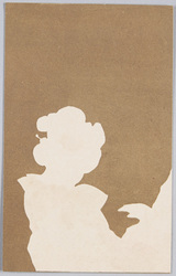 シルエット 女性 (すかし絵) / Silhouette, Woman (Transparent Painting) image