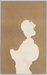 シルエット 女性 (すかし絵) / Silhouette, Woman (Transparent Painting) image