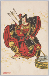 スカシ画 曽我五郎 (矢の根) / Transparent Painting: Soga Gorō(Ya no Ne) image