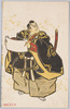 スカシ画　弁慶/Transparent Painting: Benkei image