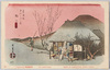 東海道五拾三次之内　鞠子　21/The Fifty-Three Stations of the Tōkaidō Road: Mariko 21 image