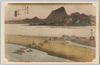 東海道五拾三次之内　金谷　 (25)/The Fifty-Three Stations of the Tōkaidō Road: Kanaya (25) image