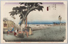 東海道五拾三次之内　袋井　28/The Fifty-Three Stations of the Tōkaidō Road: Fukuroi 28 image