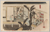 東海道五拾三次之内　赤坂　37/The Fifty-Three Stations of the Tōkaidō Road: Akasaka 37 image