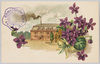 東京高等工業学校創立三十年記念 (スミレ、校舎)/Commemoration of the 30th Anniversary of Tokyo Higher Technical School (Violets, School Building) image
