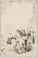 見立七福神 山縣有朋・大山巌・桂太郎・乃木希典・片岡七郎・赤十字・東郷平八郎 / Likening to the Seven Gods of Good Fortune: Yamagata Aritomo, Ōyama Iwao, Katsura Tarō, Nogi Maresuke, Kataoka Shichirō, Red Cross Nurse, Tōgō Heihachirō image