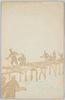 橋を架ける軍人たち (軍事郵便)/Soldiers Building a Bridge (Military Post) image