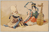 弁財天と福禄寿/Benzaiten, the Goddess of Eloquence, Music, and Art, and Fukurokuju, the God of Happiness, Wealth, and Longevity image