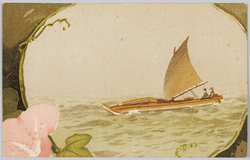 帆船と朝顔 / Sailboat and Morning Glory image