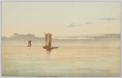 湖上の帆船 / Sailboats on a Lake image
