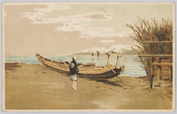 入江の漁師 / Fisherman at an Inlet image