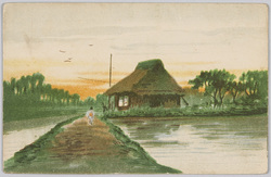 農村夕景 / Evening View of a Farm Village image