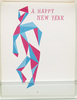 年賀絵はがき(A HAPPY NEW YEAR、デザイン)/New Year's Picture Postcard (A Happy New Year, Design) image