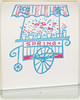 年賀絵はがき(迎春、花屋のワゴン)/New Year's Picture Postcard (Greeting the New Year, Flower Shop Cart) image