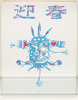 年賀絵はがき(迎春、面)/New Year's Picture Postcard (Greeting the New Year, Mask) image