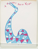 年賀絵はがき(A HAPPY NEW YEAR、鶴)/New Year's Picture Postcard (A Happy New Year, Crane) image