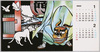 カレンダー　1月2月　獅子舞/Calendar, January and February, Lion Dance image