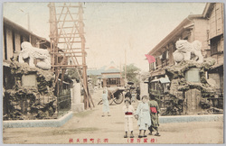 (横浜百景)羽衣町弁天社 / (One Hundred Views of Yokohama) Bentensha Shrine, Hagoromochō image