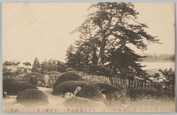 二月二十七日 観梅行 六 水戸公園好文亭ヨリ千波湖ヲ望ム / February 27th, Plum-Blossom Viewing 6, Lake Semba Viewed from the Kōbuntei House at Mito Park image