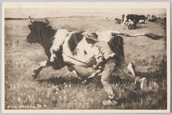 「駆牛 ヂュル・ヂュプレー氏」 / The Cow Escape by Mr. Julien Dupré image