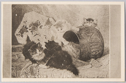 「猫児 ロンネル女史 (仏)」 / Kitten by Ms. Ronner-Knip (France) image