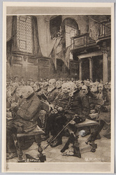「寺院の説教 ホルコメル筆」 / Preaching in a Chapel by Herkomer image