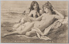 「思貝　エヌ・エー・ローランス氏 (仏)」/Two Nudes with Seashells by Emma ​​A. Lowrance (France)  image