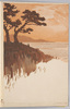 湖畔夕景（「ハガキ文学」附録）/Evening View of a Lakeside (Supplement to "Hagaki Bungaku") image