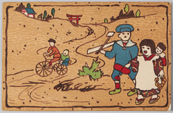 子ども遊戯図 / Picture of Children Playing image