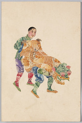 中国貼り絵 絵葉書 / Picture Postcards Chinese Collage image
