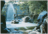 雪の日本庭園(金太郎池)　/Snow-Covered Japanese Garden (Kintarō Pond) image