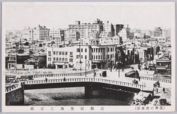 (復興の新東京)京橋区築地三吉橋 / (New Tokyo after Reconstruction) Miyoshibashi Bridge, Tsukiji, Kyobashiku image