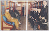地下鉄道内部北白川若宮　朝香宮両殿下/Their Imperial Highnesses Young Prince Kitashirakawa and Prince Asaka in a Subway Train image