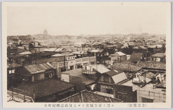 市町村雑誌社屋上ヨリ宮城方面ヲ望ム(新築記念) / View from the Rooftop of the Shichoson Zasshisha Building toward the Imperial Palace (Commemoration of the New Construction) image