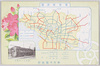 東京市電気局　電車線路図/Tokyo Municipal Electric Bureau Train Line Map image