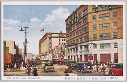 (大東京)銀座三越前より銀座通りの盛観 / (Great Tokyo) Magnificent Sight of the Ginzadori Street Viewed from the Front of the Mitsukoshi Department Store, Ginza image