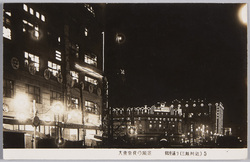 大東京夜の風景 銀座通り(三越附近)5 / Greater Tokyo at Night: Ginzadori (Near Mitsukoshi Department Store) 5 image