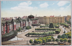 東京中央車站(左)東京中央郵政局(右) / Tokyo Central Station (Left) Tokyo Central Post Office (Right) image