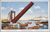 (東京大十六橋)　芝浦臨港線ハネアゲ橋/(Sixteen Famous Bridges of Tokyo) Shibaura Rinko Line Drawbridge image