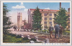 (東京名所)牛込早稲田大学校 / (Famous Views of Tokyo) Waseda University, Ushigome image
