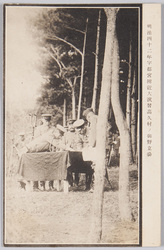 明治四十二年宇都宮附近大演習高久村ノ御野立場 / Grand Maneuvers near Utsunomiya in 1909: Imperial Resting Place in the Open Air in Takakumura image