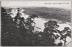 調布市より丸子多摩川方面を望む(大東京大森区) / View from Chofu toward the Maruko Area and Tama River (Omoriku, Great Tokyo) image
