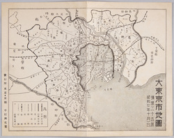 大東京市地図 / Great Tokyoshi Map image