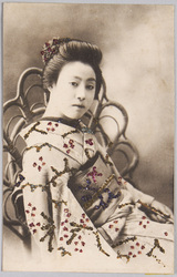 美人写真(装飾付) / Photograph of a Beauty (with Decoration) image