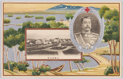 日本赤十字社総裁閑院宮載仁親王殿下　札幌区全景 / His Imperial Highness Prince Kanin Kotohito, Honorary President of the Japanese Red Cross Society; Full View of Sapporoku image