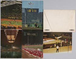 東京オリンピック絵葉書(袋付) / Picture Postcards of the Tokyo Olympic Games (With Envelope) image
